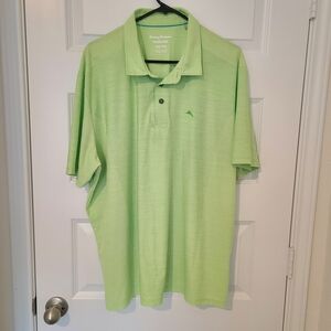 Tommy Bahama Men's Green Polo Shirt Size XXL